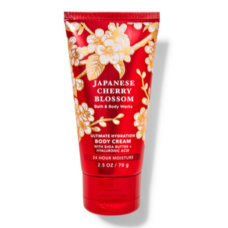 Japanese Cherry Blossom Travel Size Body Cream. Main Image